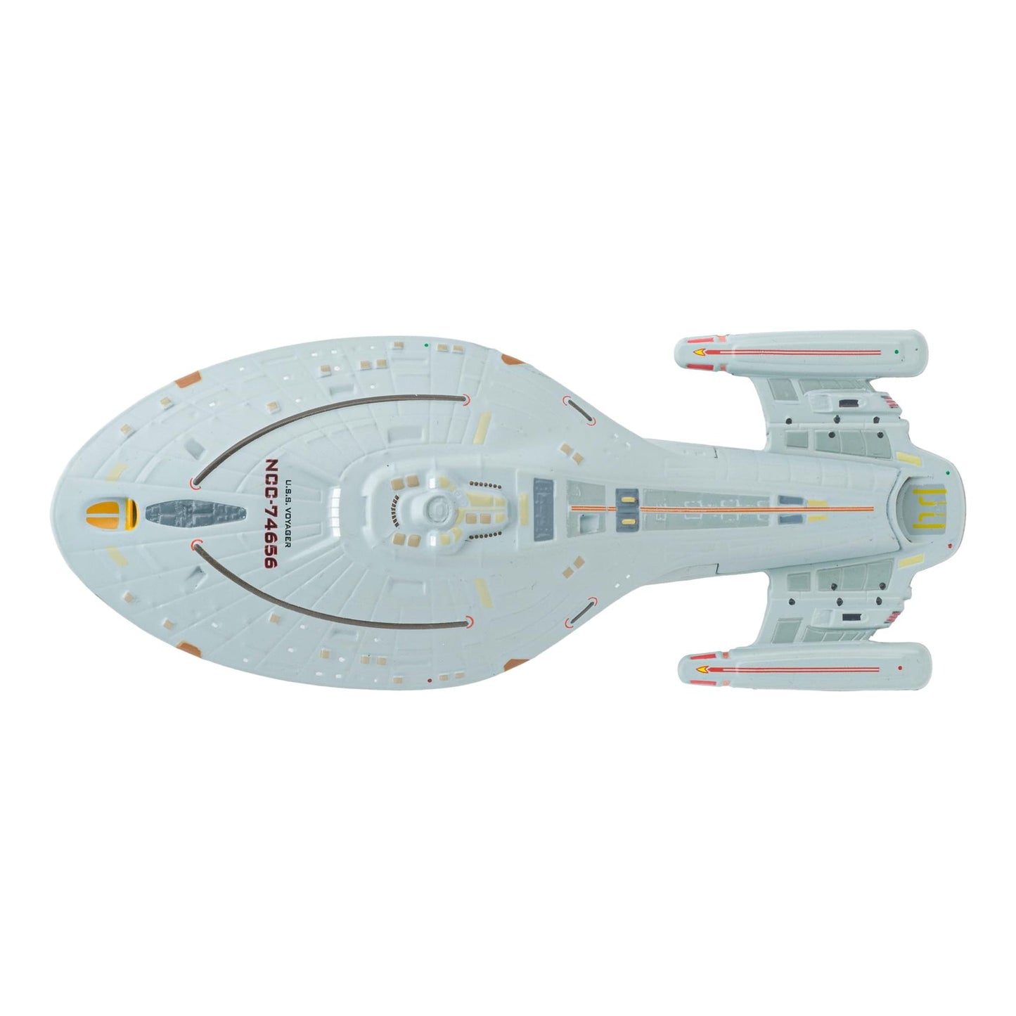 #06 U.S.S. Voyager NCC-74656 (Intrepid-class) Model Diecast Ship (Eaglemoss / Star Trek)