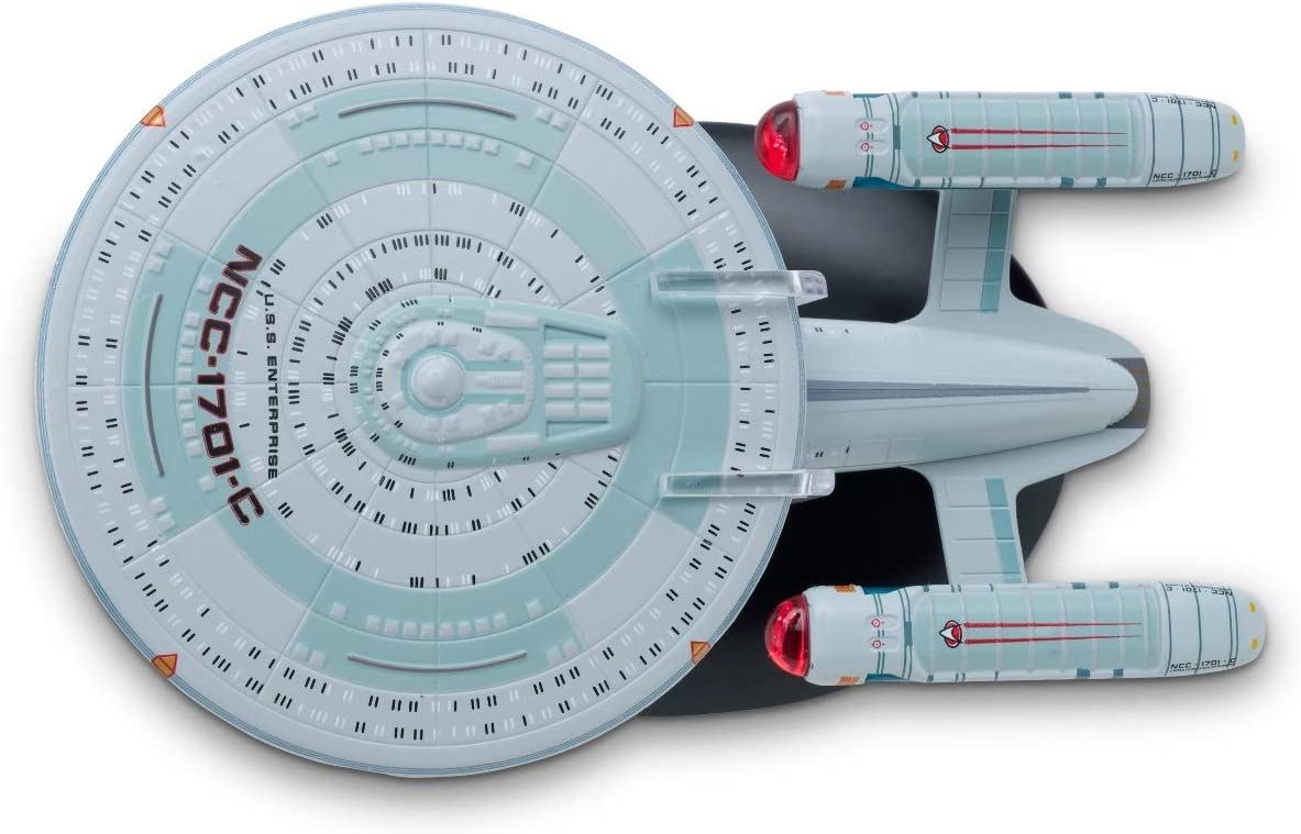 #10 U.S.S. Enterprise NCC-1701-C (Ambassador-class) Ship Model Die Cast Starship Window Boxed (Eaglemoss / Star Trek)