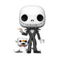 Jack Skellington with Zero #809 Jumbo 10" Pop Vinyl Figure (Tim Burton's The Night Before Christmas)