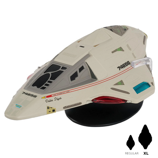 #24 Delta Flyer XL EDITION Model Diecast Ship (Eaglemoss / Star Trek)