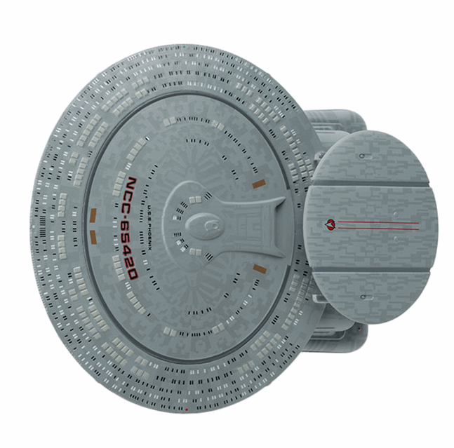 #112 U.S.S. Phoenix NCC-65420 Nebula Class Model Diecast Ship (Eaglemoss / Star Trek)