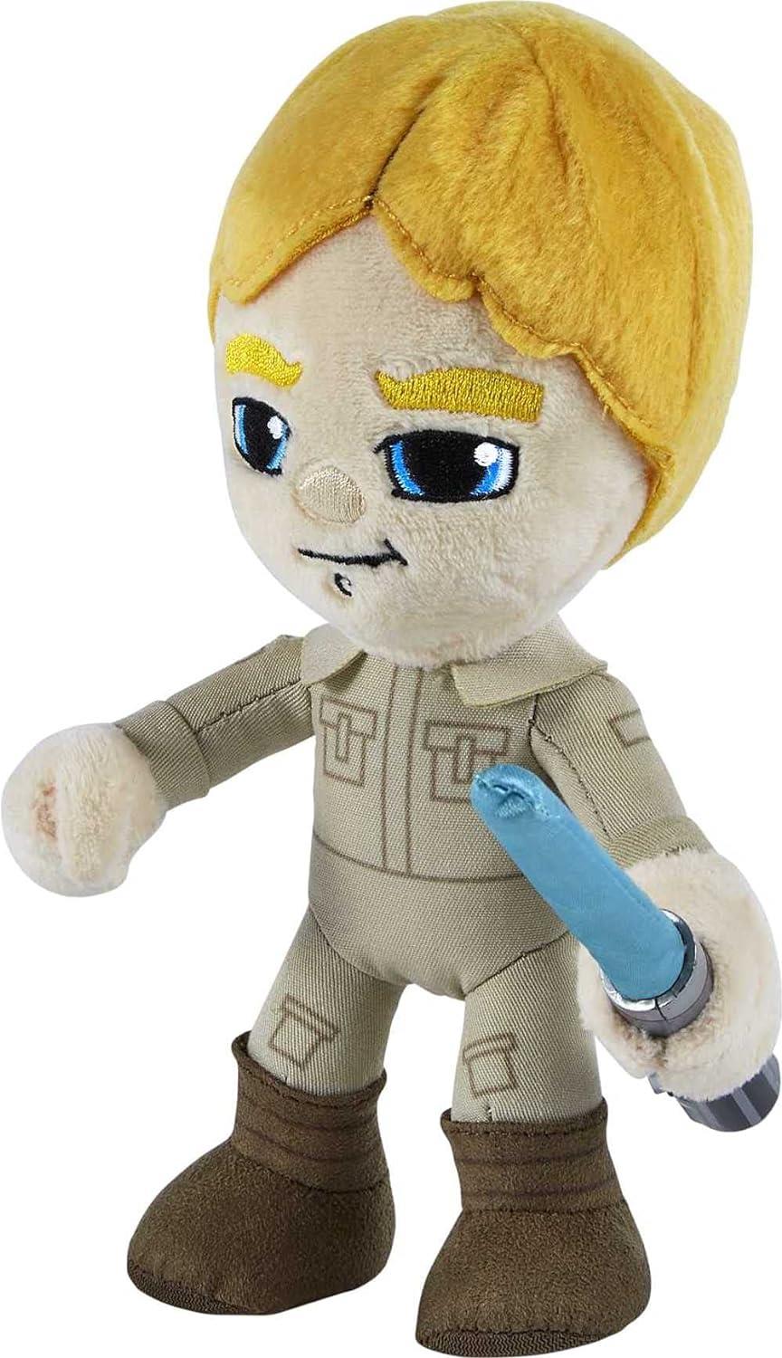 Star Wars LUKE SKYWALKER 6" Light Up Plush Disney Mattel GXB32