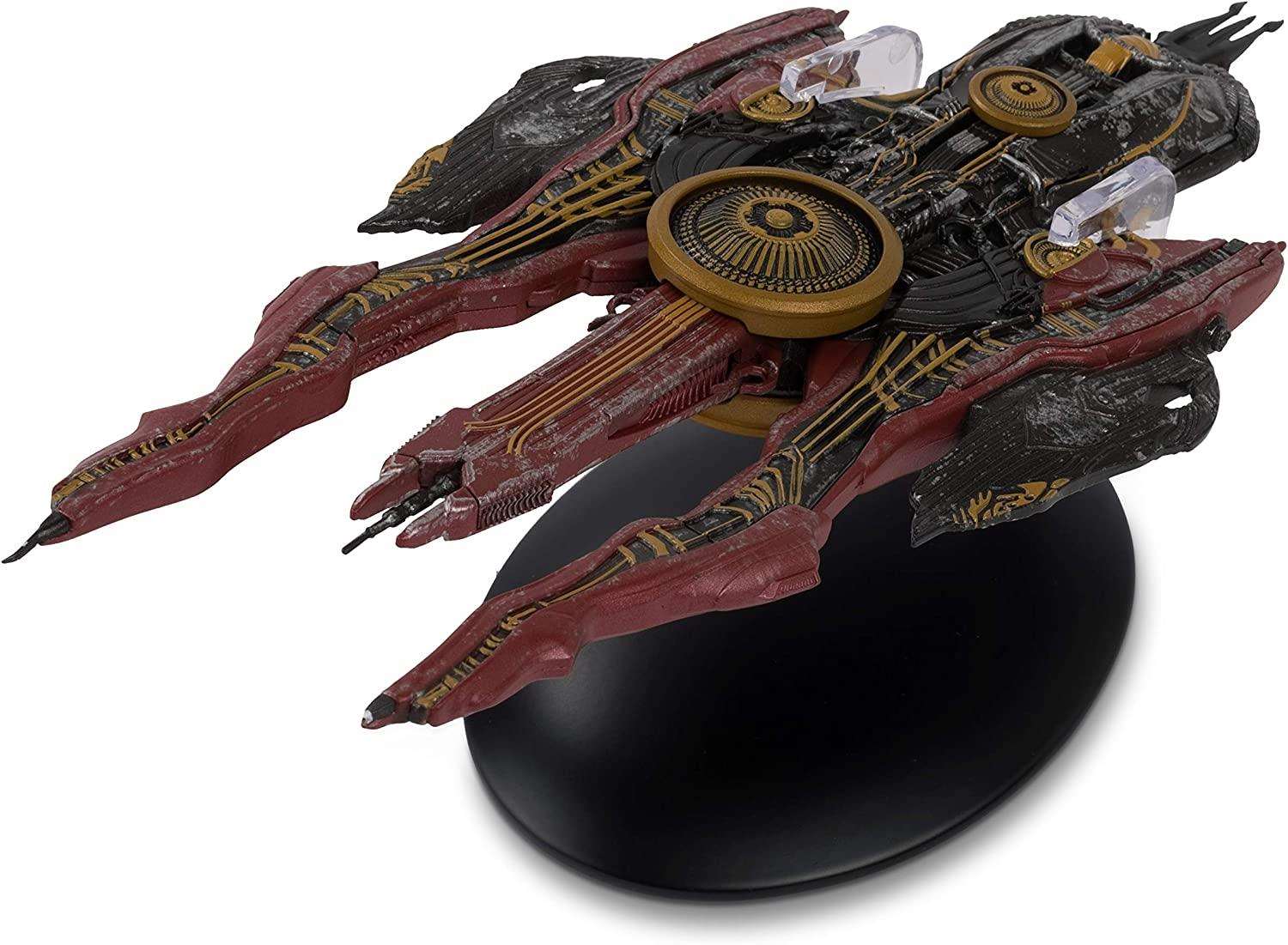 #08 Klingon Qugh Class Destroyer Ship C Discovery Ships Model Diecast Ship (Eaglemoss / Star Trek)