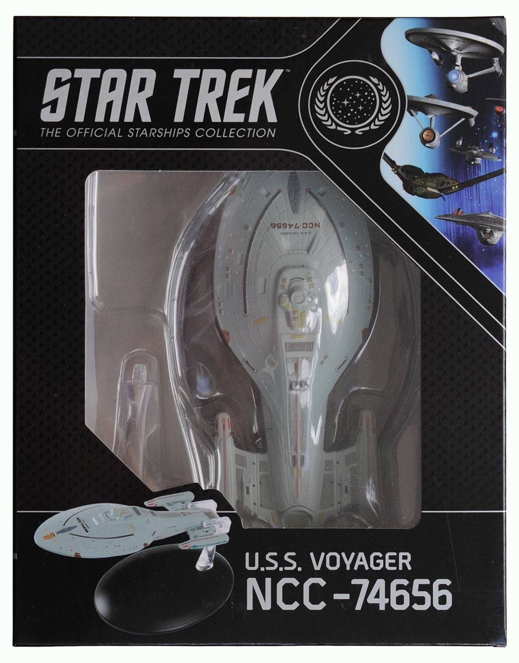 #06 U.S.S. Voyager NCC-74656 (Intrepid-class) Model Diecast Ship (Eaglemoss / Star Trek)