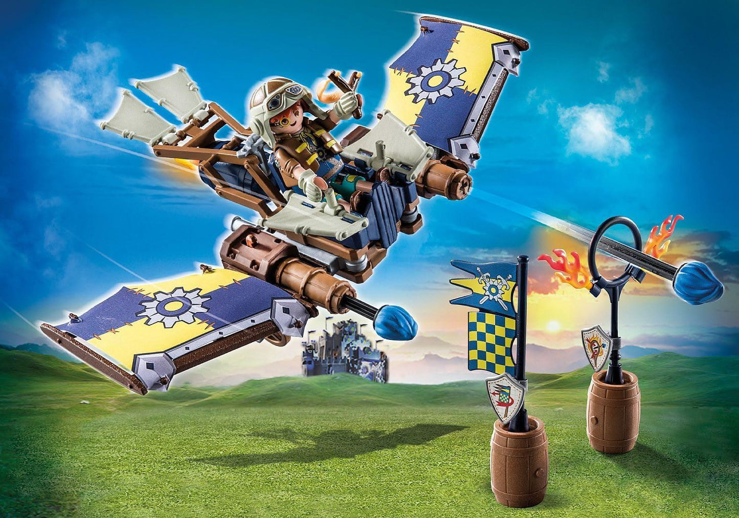 Playmobil Novelmore Dario's Glider Playset 55 Pieces Age 4+ 71211