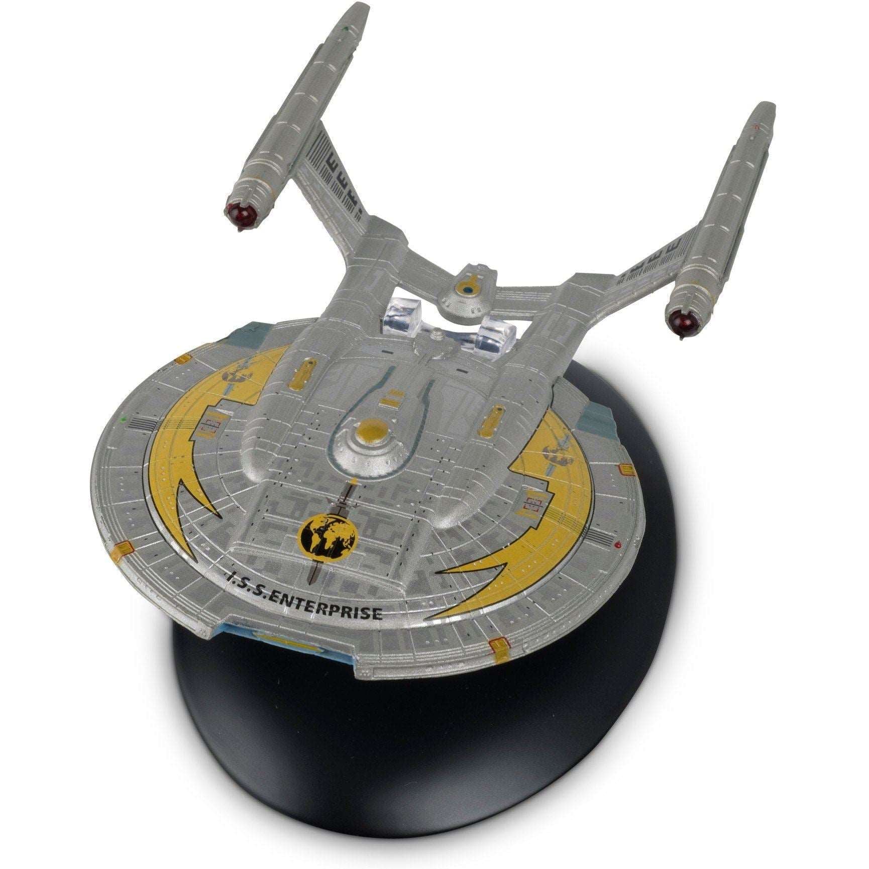 #02 I.S.S. Enterprise NX-01 Mirror Universe Model Die Cast Ship BONUS ISSUE M2 (Star Trek)