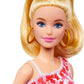 Barbie Fashionistas Doll #205 With Blond Ponytail And Floral Dress HJT02