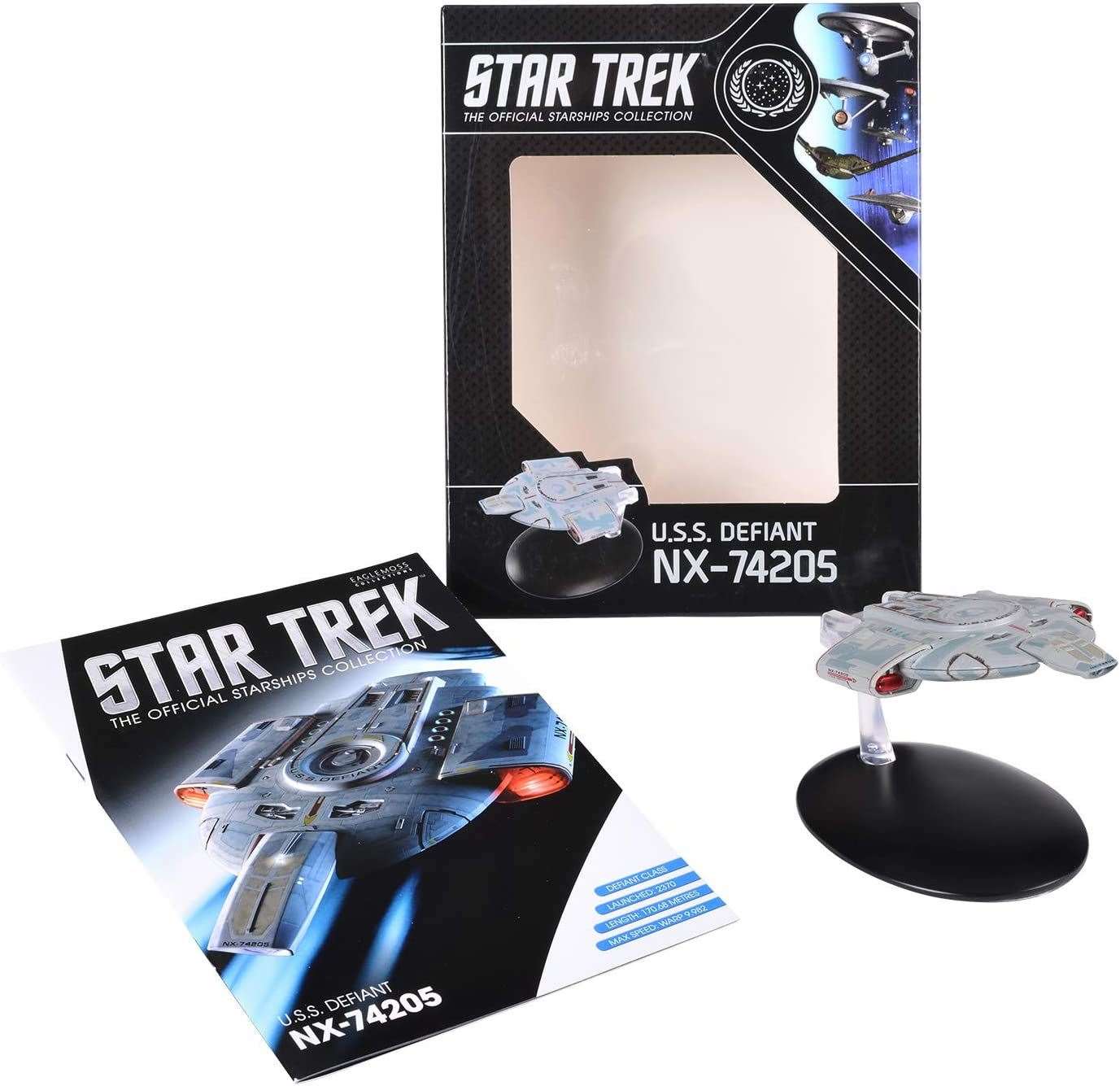 #07 U.S.S. Defiant NX-74205 (Defiant-class) Diecast Model Ship (Eaglemoss / Star Trek)