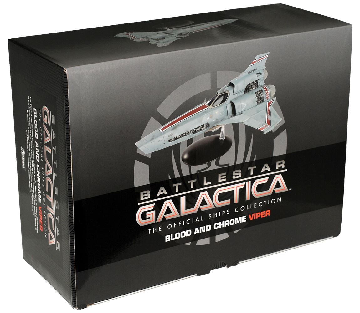 #15 Viper Mk III (Blood and Chrome) Model Diecast Ship (Eaglemoss / Battlestar Galactica)