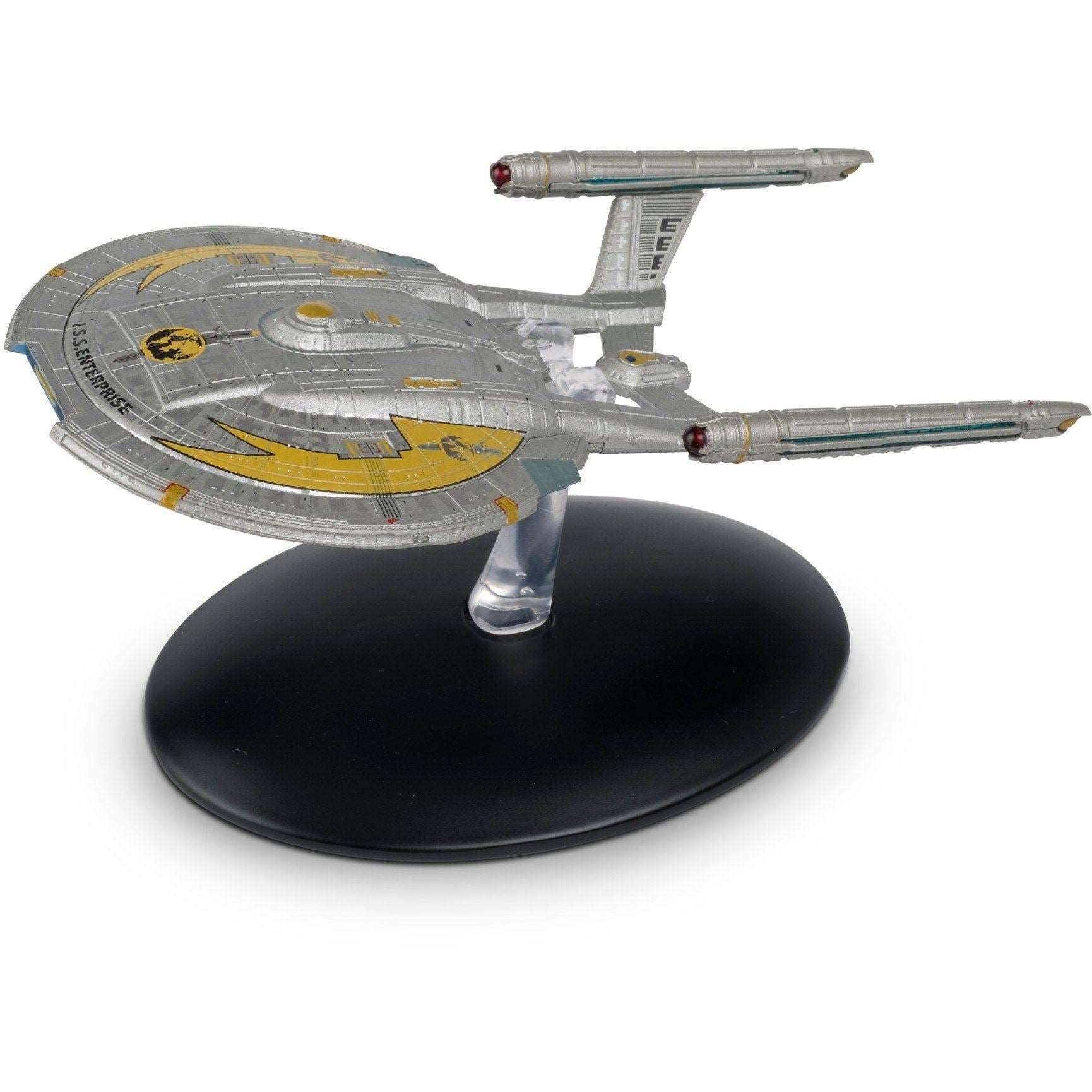 #02 I.S.S. Enterprise NX-01 Mirror Universe Model Die Cast Ship BONUS ISSUE M2 (Star Trek)