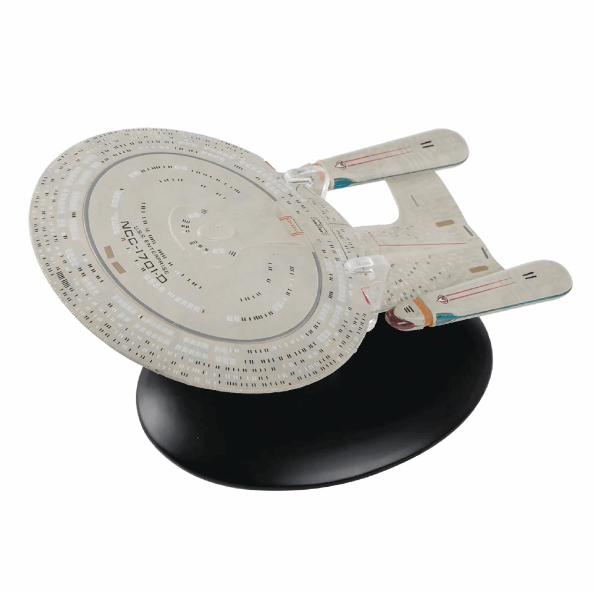 #01 U.S.S. Enterprise NCC-1701-D (Galaxy class) CMC Diecast Model Ship (Eaglemoss / Star Trek)