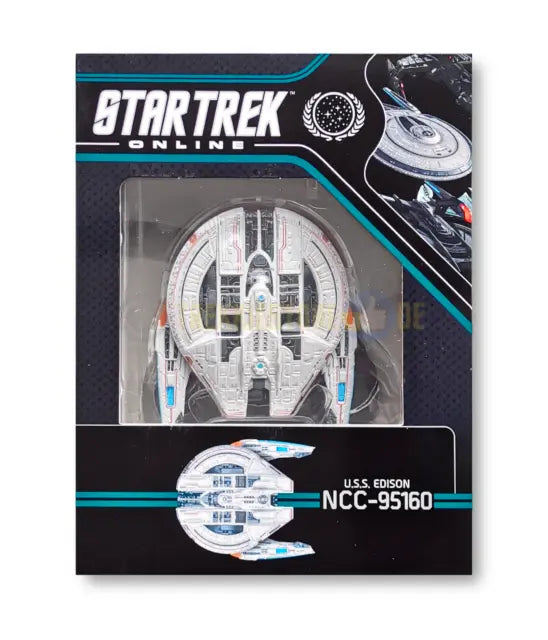 #17 U.S.S. Edison NCC-95160 Federation Temporal Warship Model Diecast Ship (Eaglemoss / Star Trek)