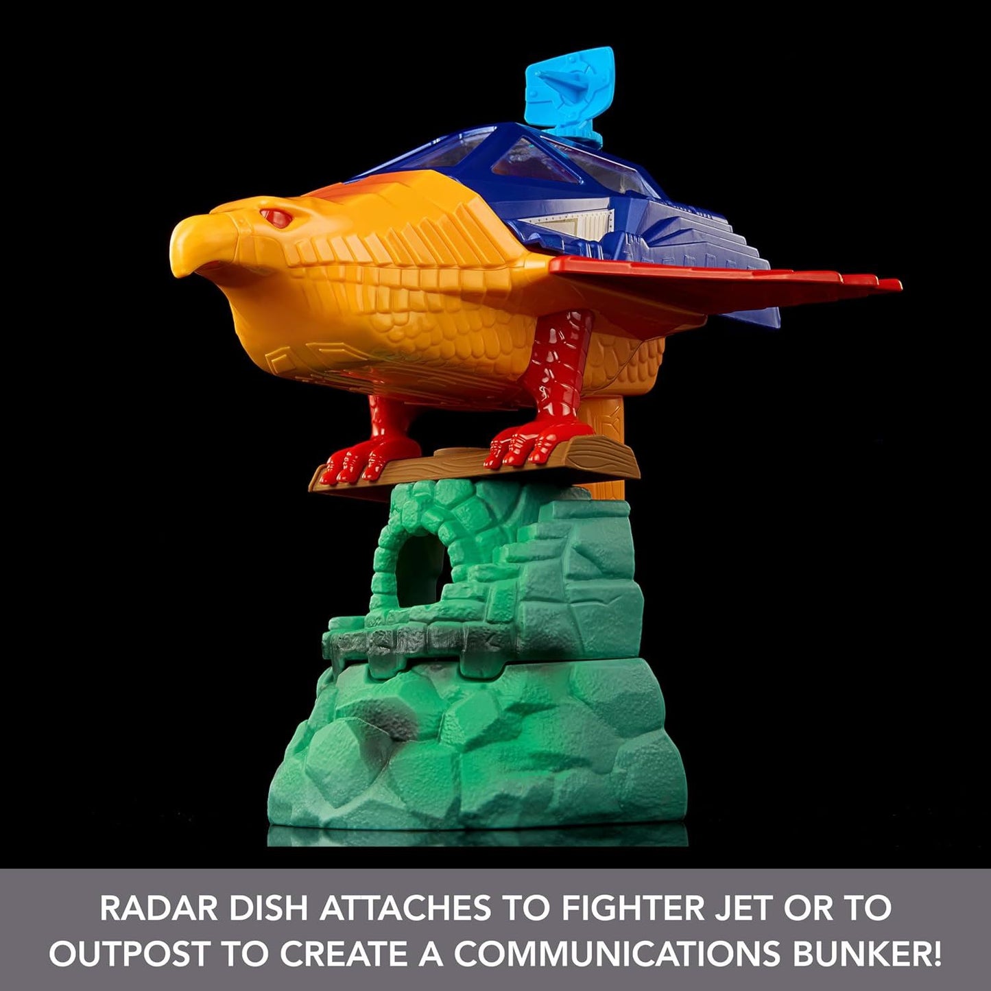 Point Dread & Talon Fighter HKM63 Action Vehicle Toy and Accessories (Masters of the Universe)