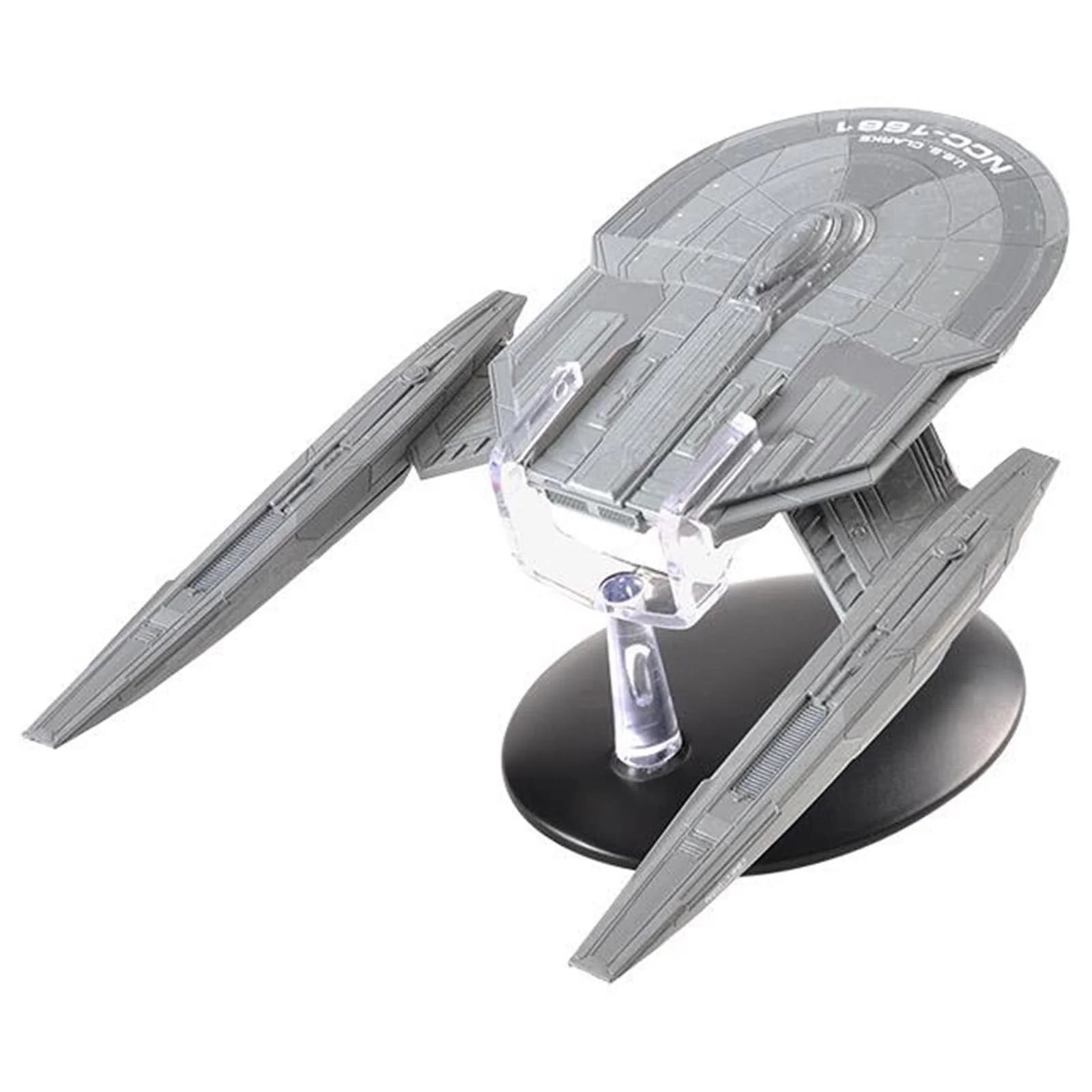 #9 U.S.S. Clarke NCC-1661 (Malachowski-class) Discovery Diecast Model Ship (Eaglemoss / Star Trek)