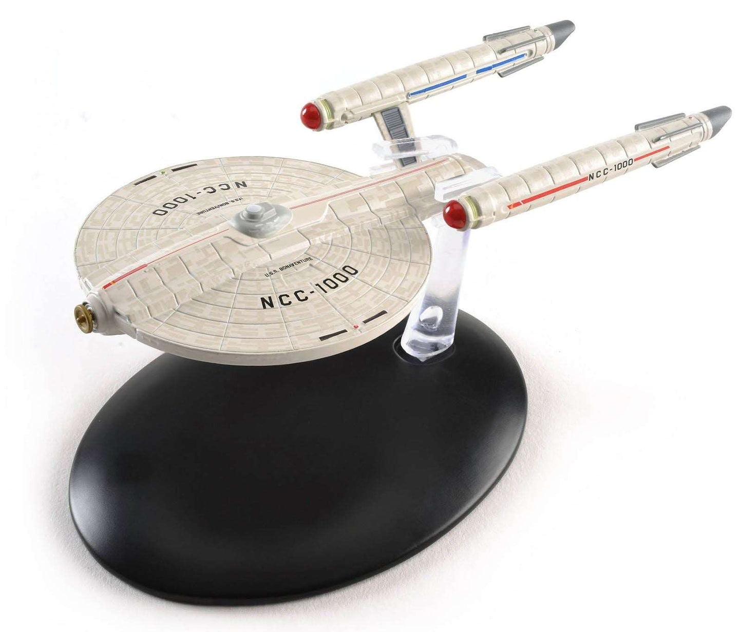 #12 U.S.S. Bonaventure NCC-1000 Model Diecast Ship BONUS ISSUE (Eaglemoss / Star Trek)