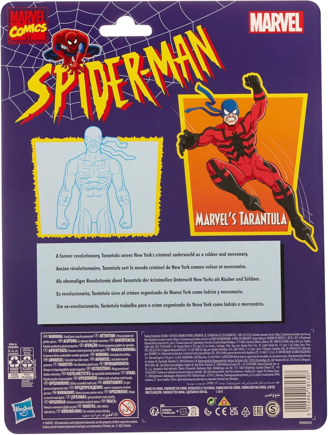 Marvel's Tarantula F6570 6" Action Figure Legends Series (Marvel Spider-Man)