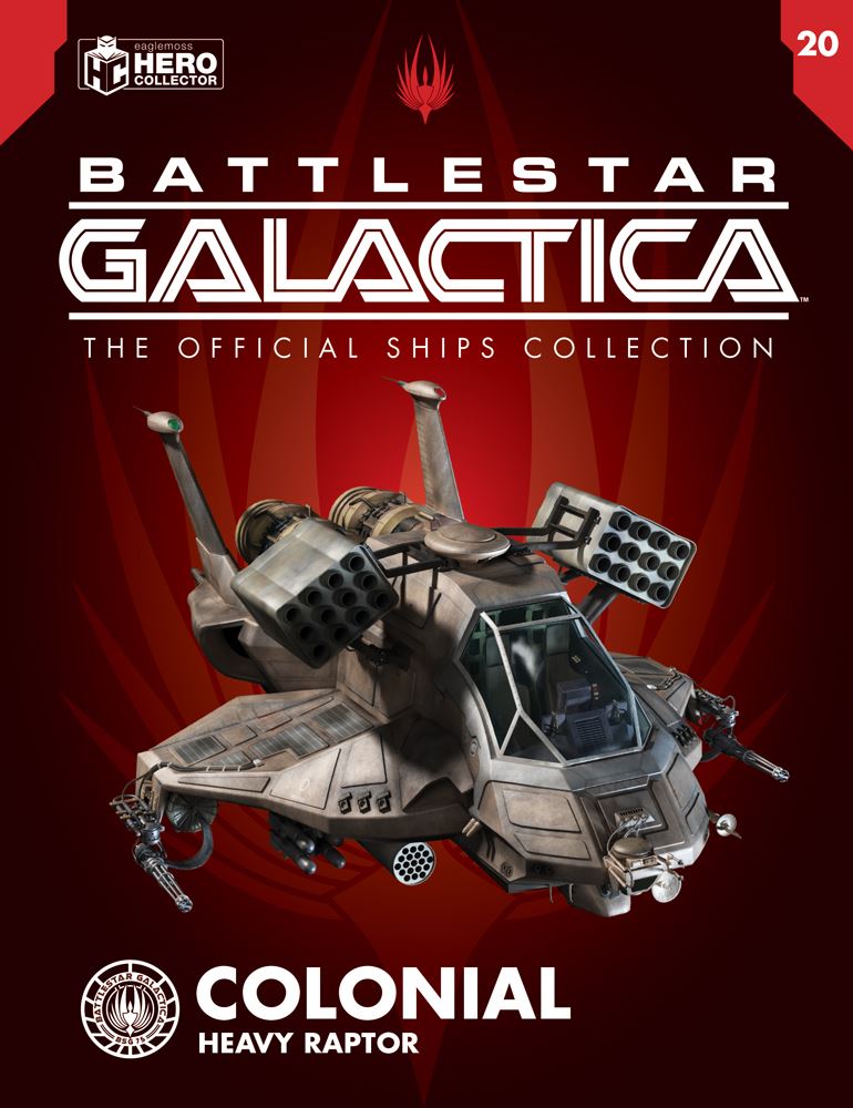 #20 Heavy Raptor Diecast Model Ship (Battlestar Galactica / Eaglemoss)