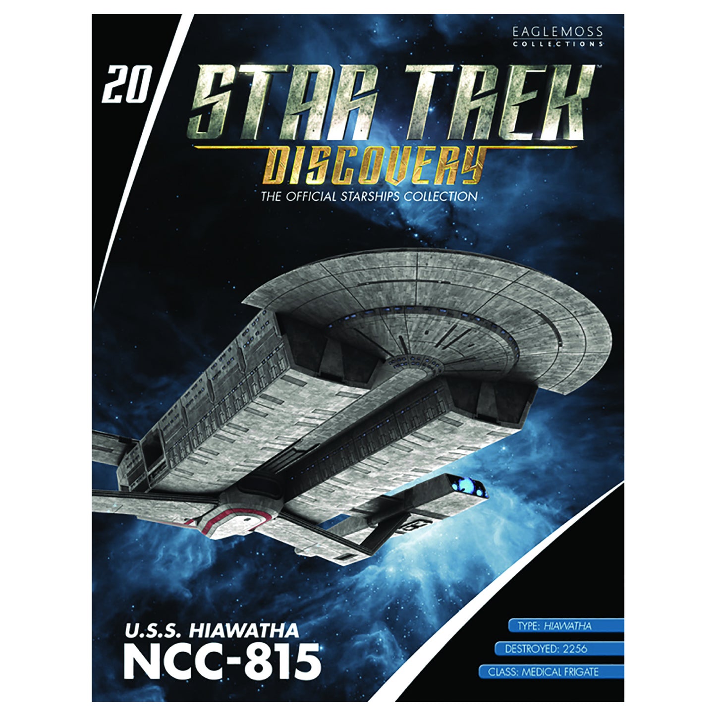 #20 U.S.S. Hiawatha NCC-815 Discovery Ships Model Diecast Ship (Eaglemoss / Star Trek)