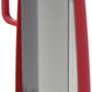 Tramontina Exata 1L Thermal Flask 61636/106 – Red Glass-Lined Vacuum Insulated Beverage Carafe with Screw Cap for Hot & Cold Drinks