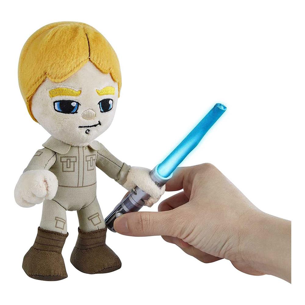 Star Wars LUKE SKYWALKER 6" Light Up Plush Disney Mattel GXB32