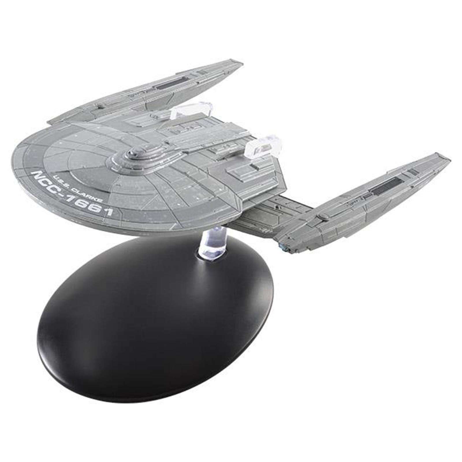 #9 U.S.S. Clarke NCC-1661 (Malachowski-class) Discovery Diecast Model Ship (Eaglemoss / Star Trek)