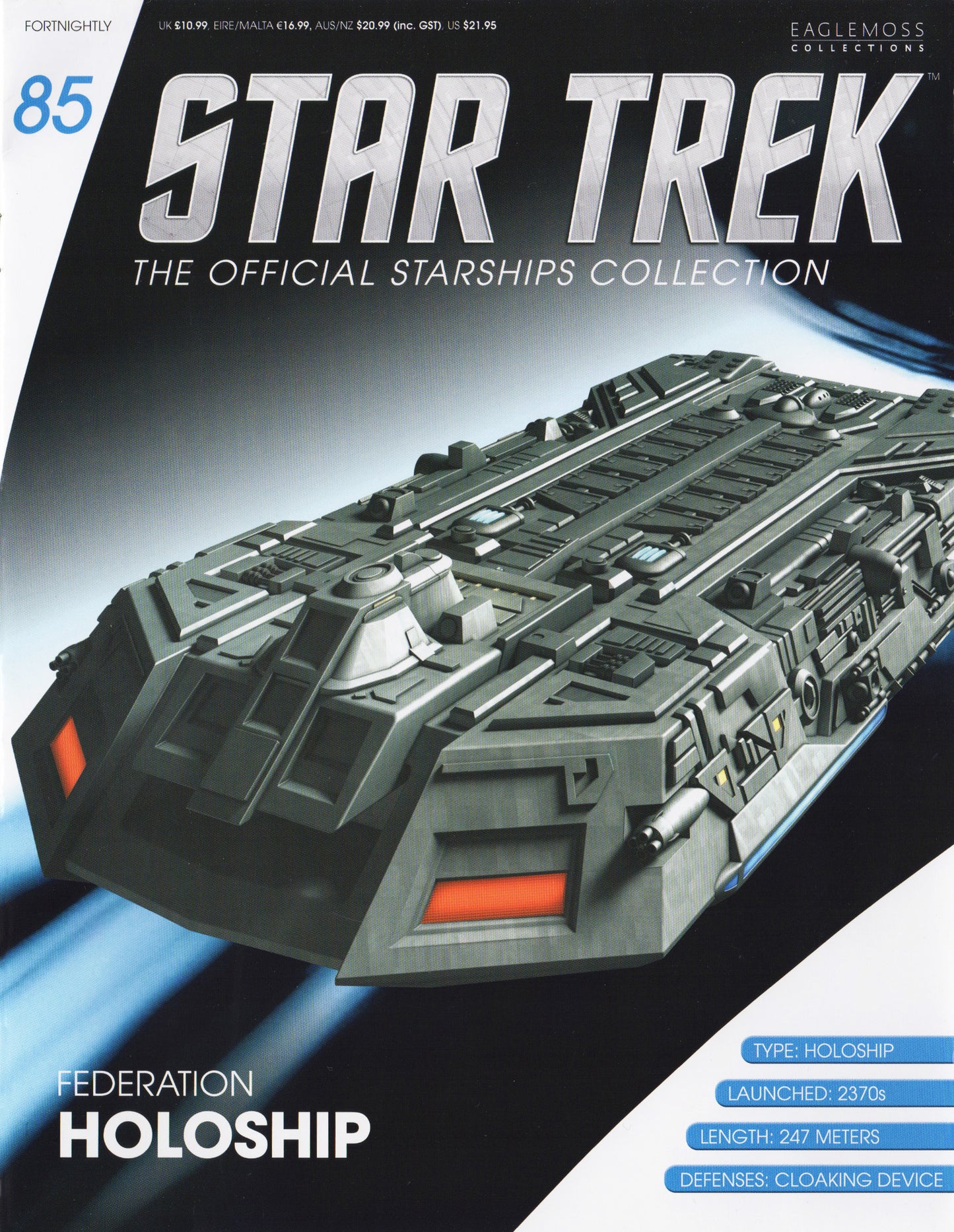 #85 Holoship Model Die Cast Ship Star Trek (Eaglemoss / Star Trek)