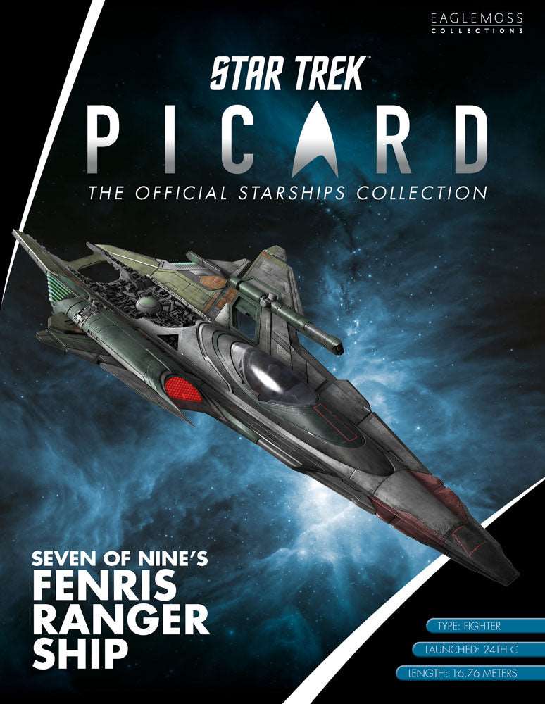 #04 Seven of Nine’s Fenris Ranger Ship Die-Cast Model Picard (Eaglemoss / Star Trek)