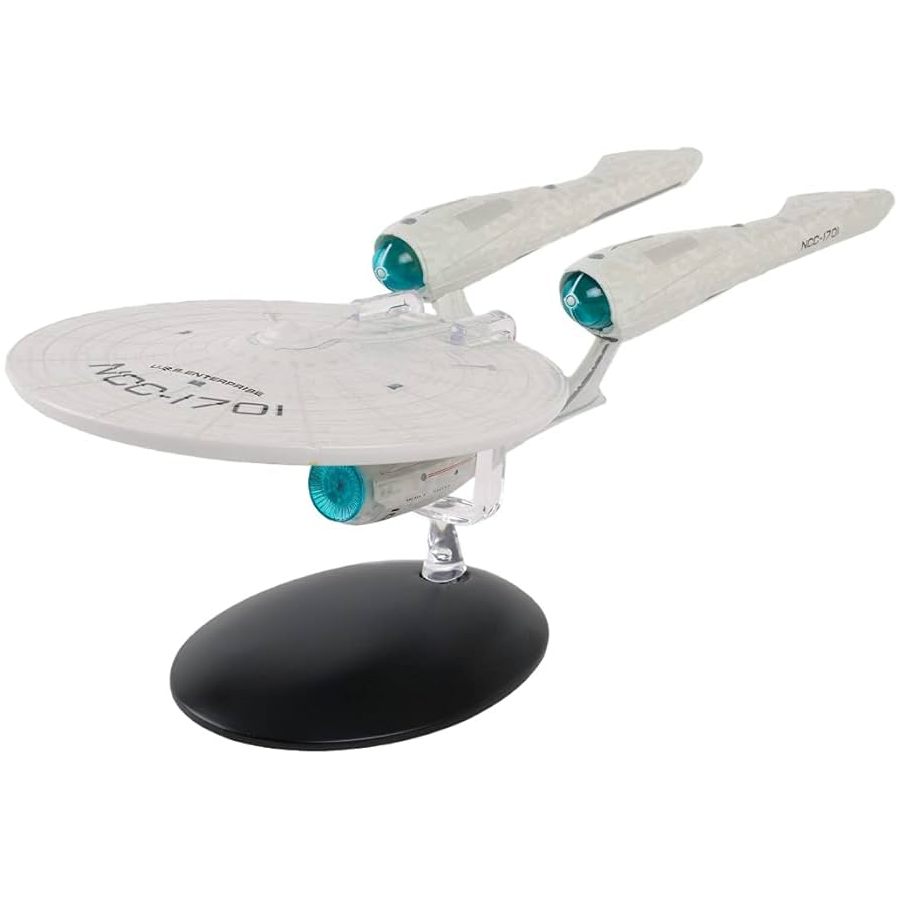 #23 U.S.S. Enterprise NCC-1701 (2009) Kelvin Timeline XL EDITION Diecast Model Ship (Eaglemoss / Star Trek)