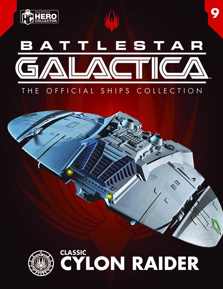 #09 Classic Cylon Raider (TOS) Diecast Model Ship (Battlestar Galactica: The Official Ships Collection)