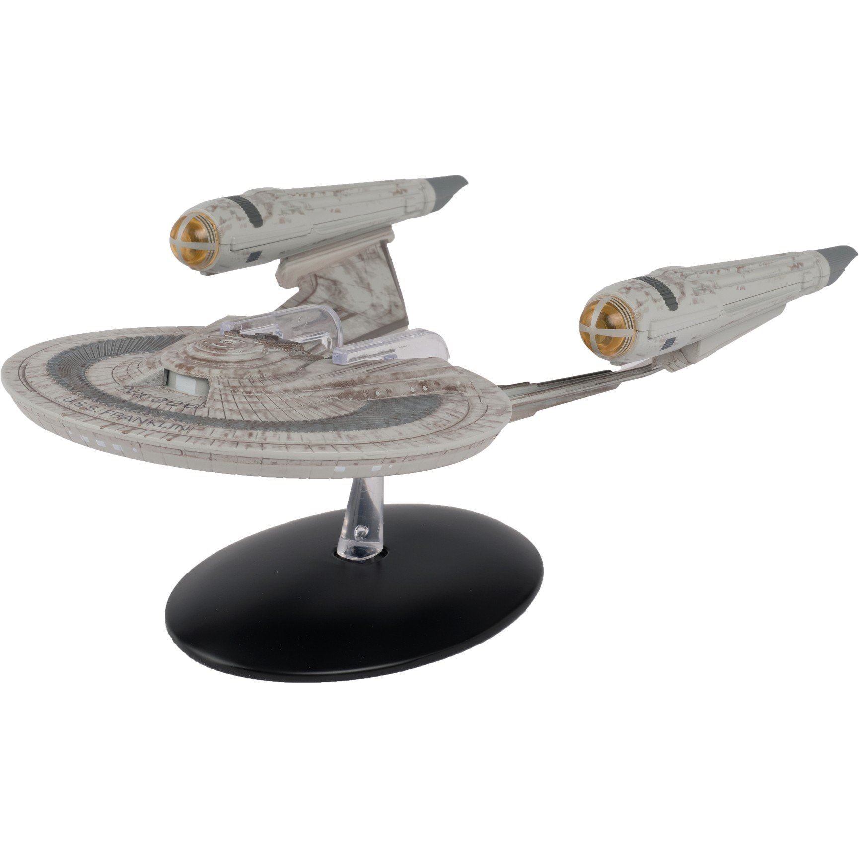 #08 U.S.S. Franklin NX-326 Model Die Cast Ship Eaglemoss Star Trek 