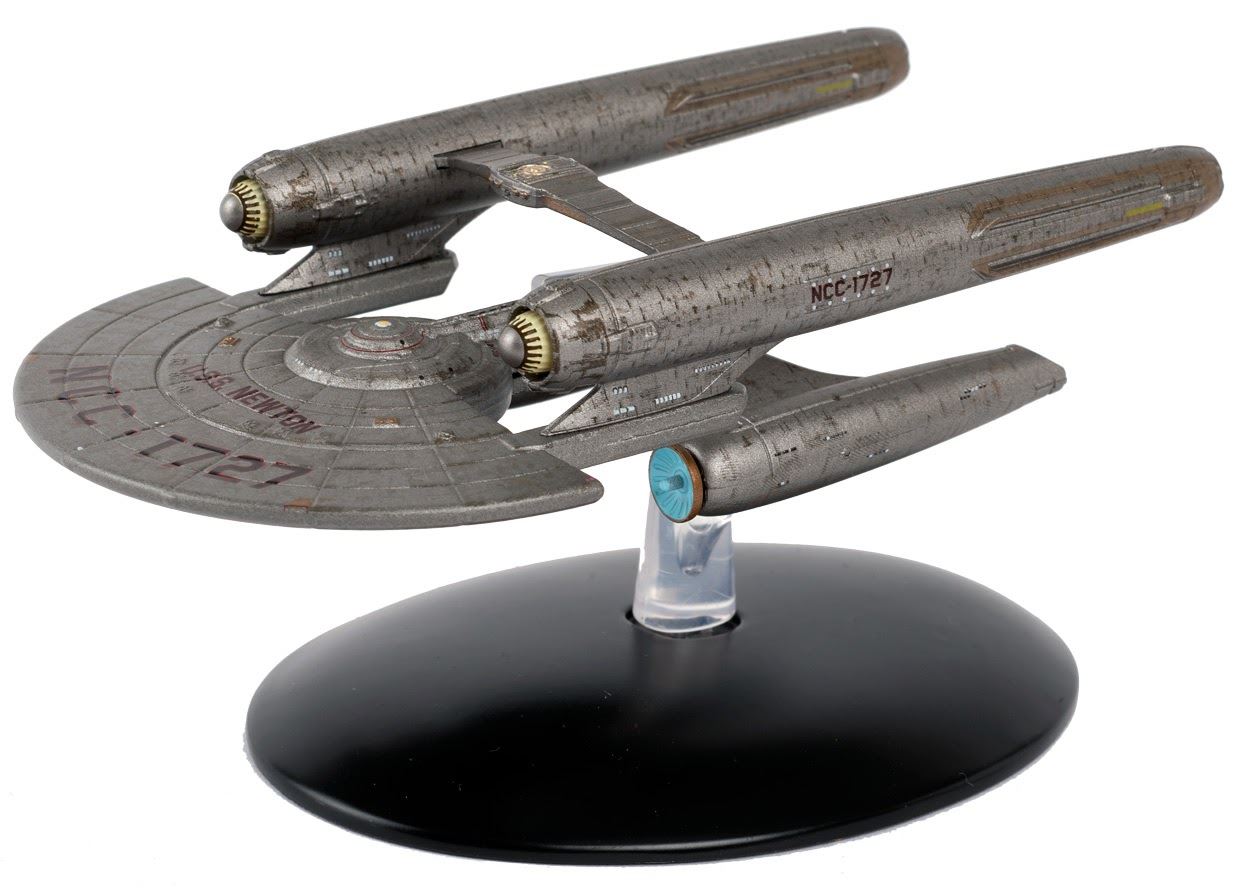 #28 U.S.S. Newton NCC-1727 (Newton-type) Model Diecast Ship BONUS ISSUE (Eaglemoss / Star Trek)