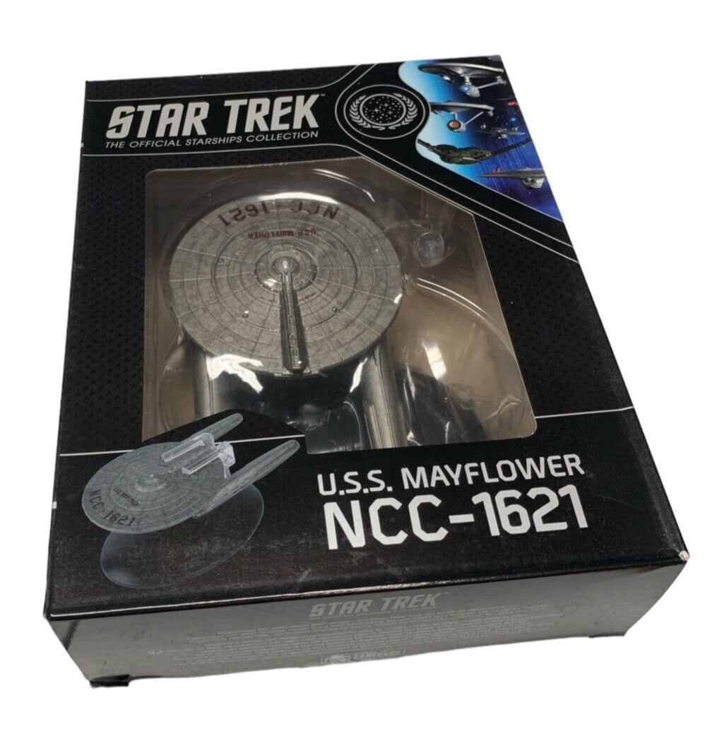 #27 U.S.S. Mayflower NCC-1621 (Mayflower-type) Starship Diecast Model Ship BONUS ISSUE (Eaglemoss / Star Trek)