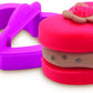 PLAY-DOH RED Chocolate Chip Cookie Canister Play Food Set with 2 Non-Toxic Colors