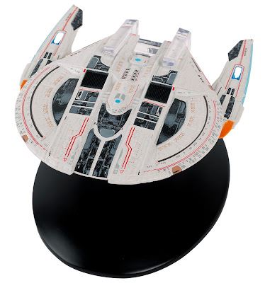 #17 U.S.S. Edison NCC-95160 Federation Temporal Warship Model Diecast Ship (Eaglemoss / Star Trek)