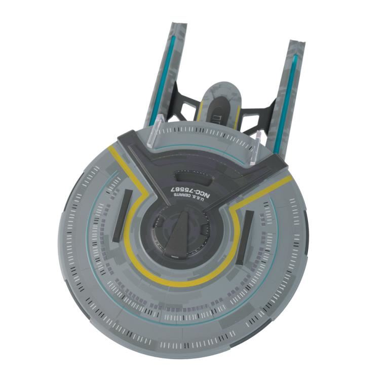 U.S.S. Cerritos NCC-75567 XL EDITION Ship Model Die Cast Starship Special Issue Lower Decks (Eaglemoss / Star Trek)