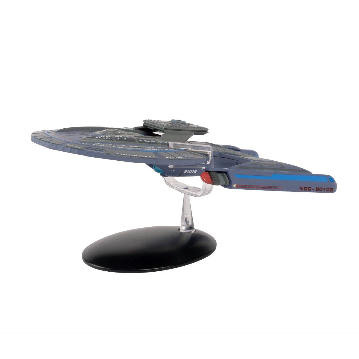 #01 U.S.S. Titan NCC-80102 (Luna-class) Model Diecast Ship Lower Decks (Eaglemoss / Star Trek)