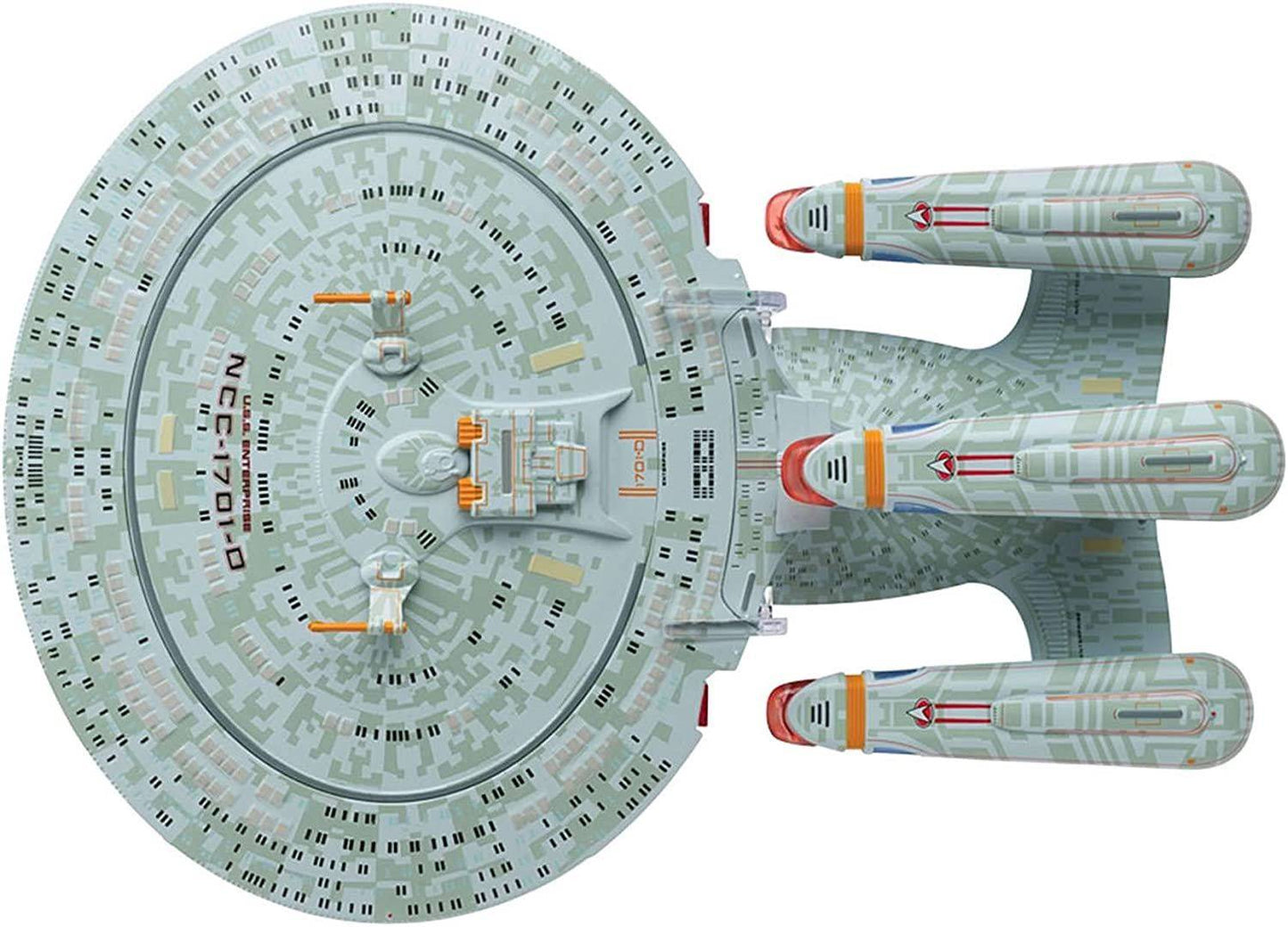 #20 Future U.S.S. Enterprise NCC-1701-D ('All Good Things…') XL EDITION Model Diecast Ship (Eaglemoss / Star Trek)