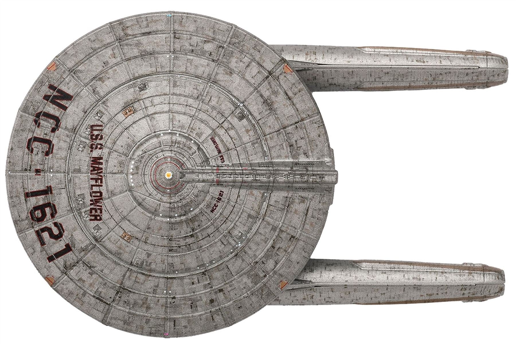 #27 U.S.S. Mayflower NCC-1621 (Mayflower-type) Starship Diecast Model Ship BONUS ISSUE (Eaglemoss / Star Trek)