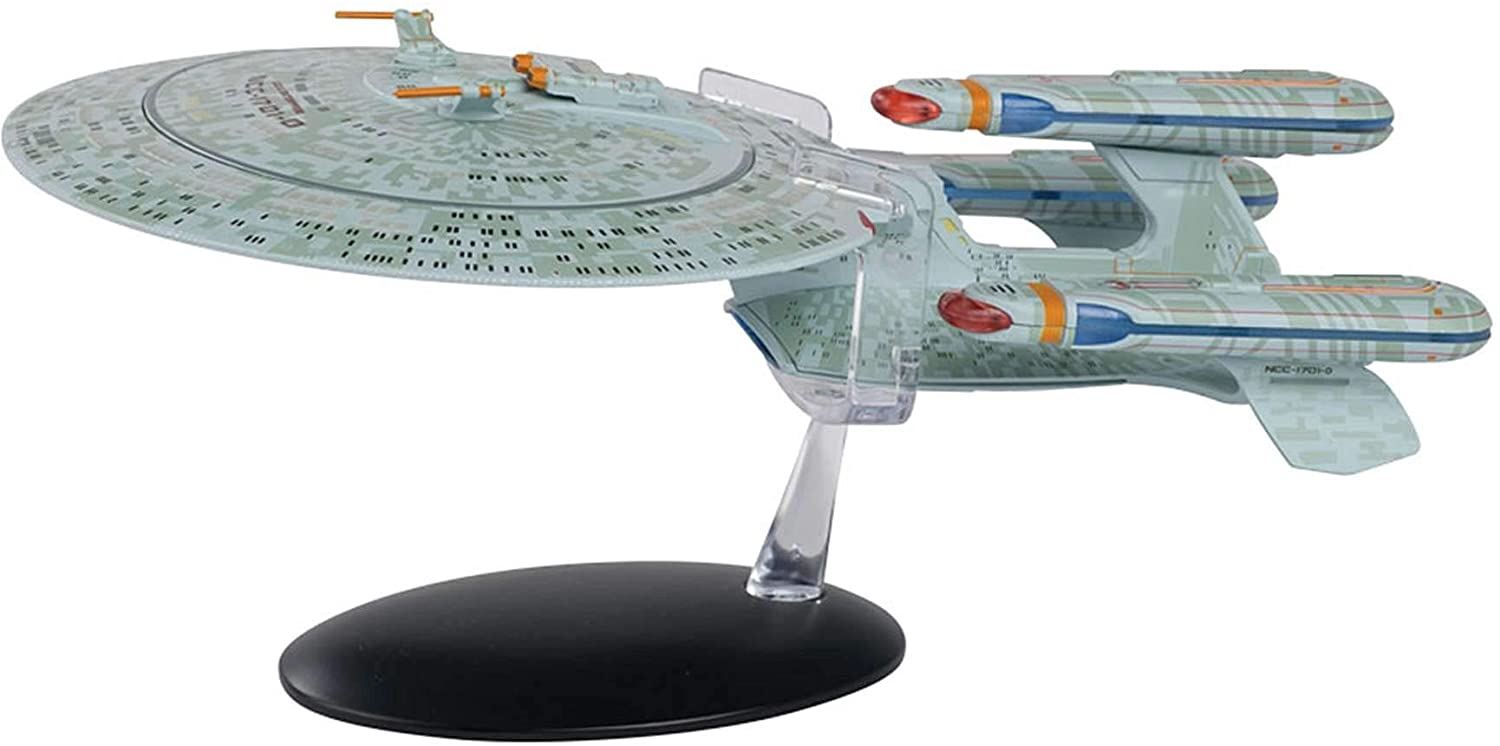 #20 Future U.S.S. Enterprise NCC-1701-D ('All Good Things…') XL EDITION Model Diecast Ship (Eaglemoss / Star Trek)