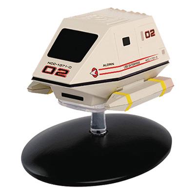 #08 Type-15 Shuttlepod NCC-1701-D "02 Aldrin" Shuttlecraft Diecast Model Ship (Eaglemoss / Star Trek)