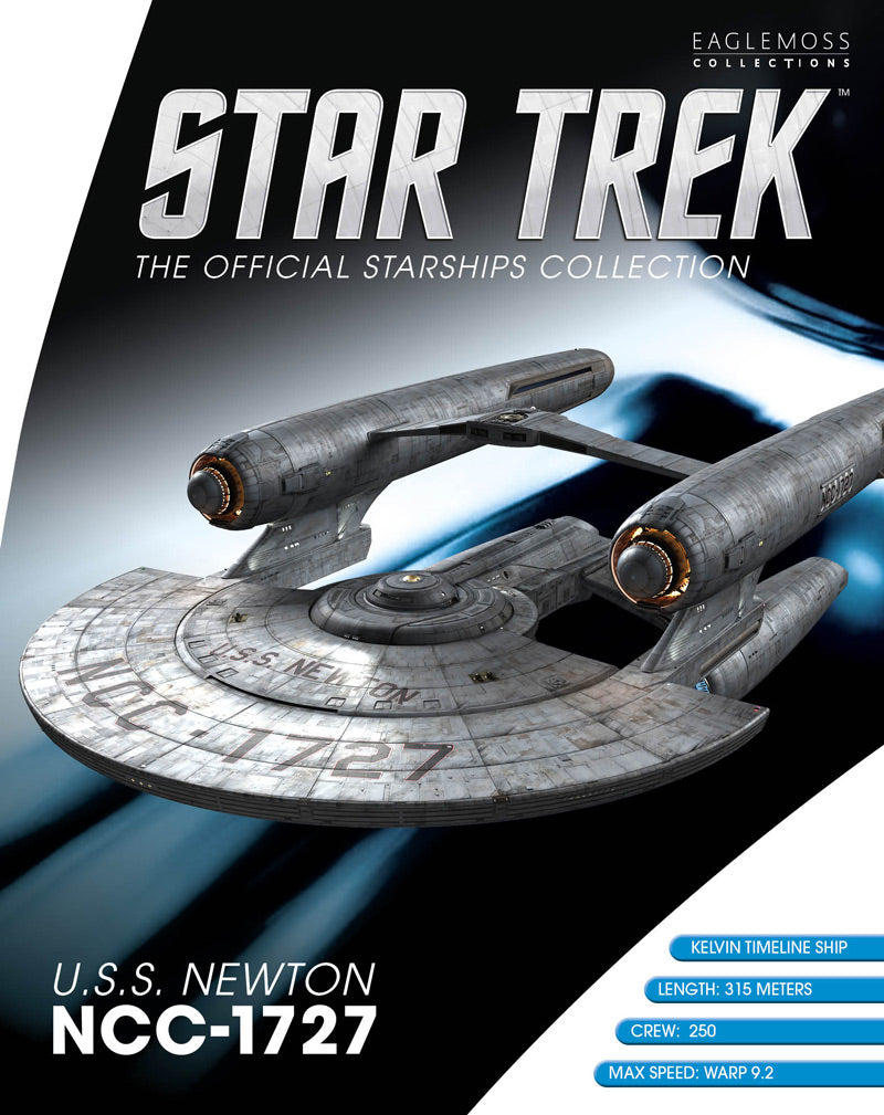 #28 U.S.S. Newton NCC-1727 (Newton-type) Model Diecast Ship BONUS ISSUE (Eaglemoss / Star Trek)